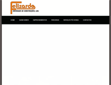 Tablet Screenshot of felizardoconstrucoes.com